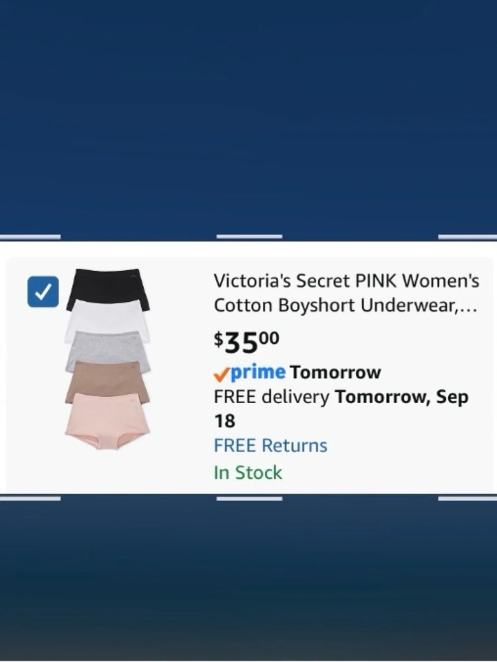 15 NEW VS BoyShort Panties